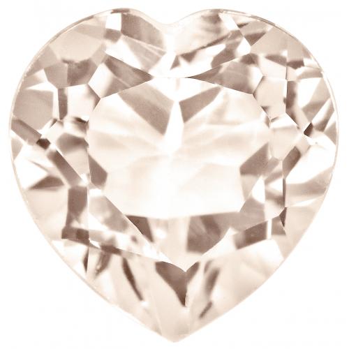 Heart shape Natural AAA Morganite Gemstone 11.5mm (5.70 ct)