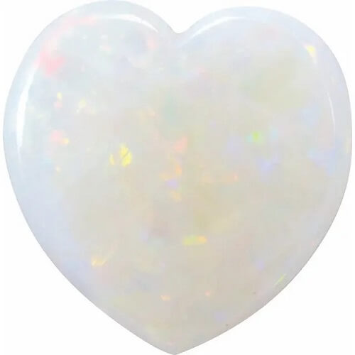 Heart shape Natural AAA Opal Gemstone 7mm (0.75 ct)