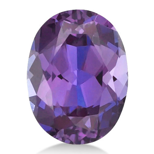 Oval shape Lab Created AAA Alexandrite Gemstone 4x3mm (0.25 ct)