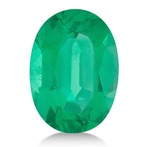Oval shape Natural A Emerald Gemstone 7x5mm (0.85 ct)