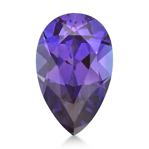 Pear shape Lab Created AAA Alexandrite Gemstone 9x7mm (2.15 ct)