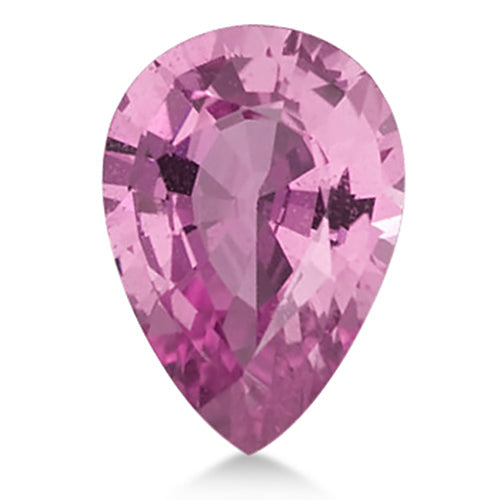 Pear shape Natural A Pink Sapphire Gemstone 7x5mm (0.90 ct)