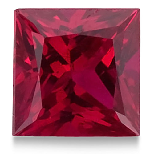 Princess shape Natural AAA Ruby Gemstone 11.5mm (9 ct)