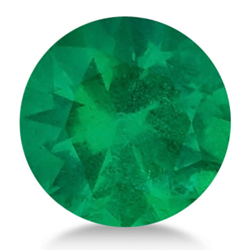Round shape Lab Created AAA Emerald Gemstone 8mm (2.50 ct)