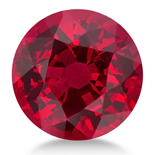 Round shape Natural AAA Ruby Gemstone 8mm (2.55 ct)